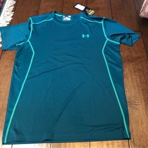 Under Armour NWT fitted heat gear, shirt, green
